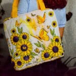 Girasoles y Mariposas